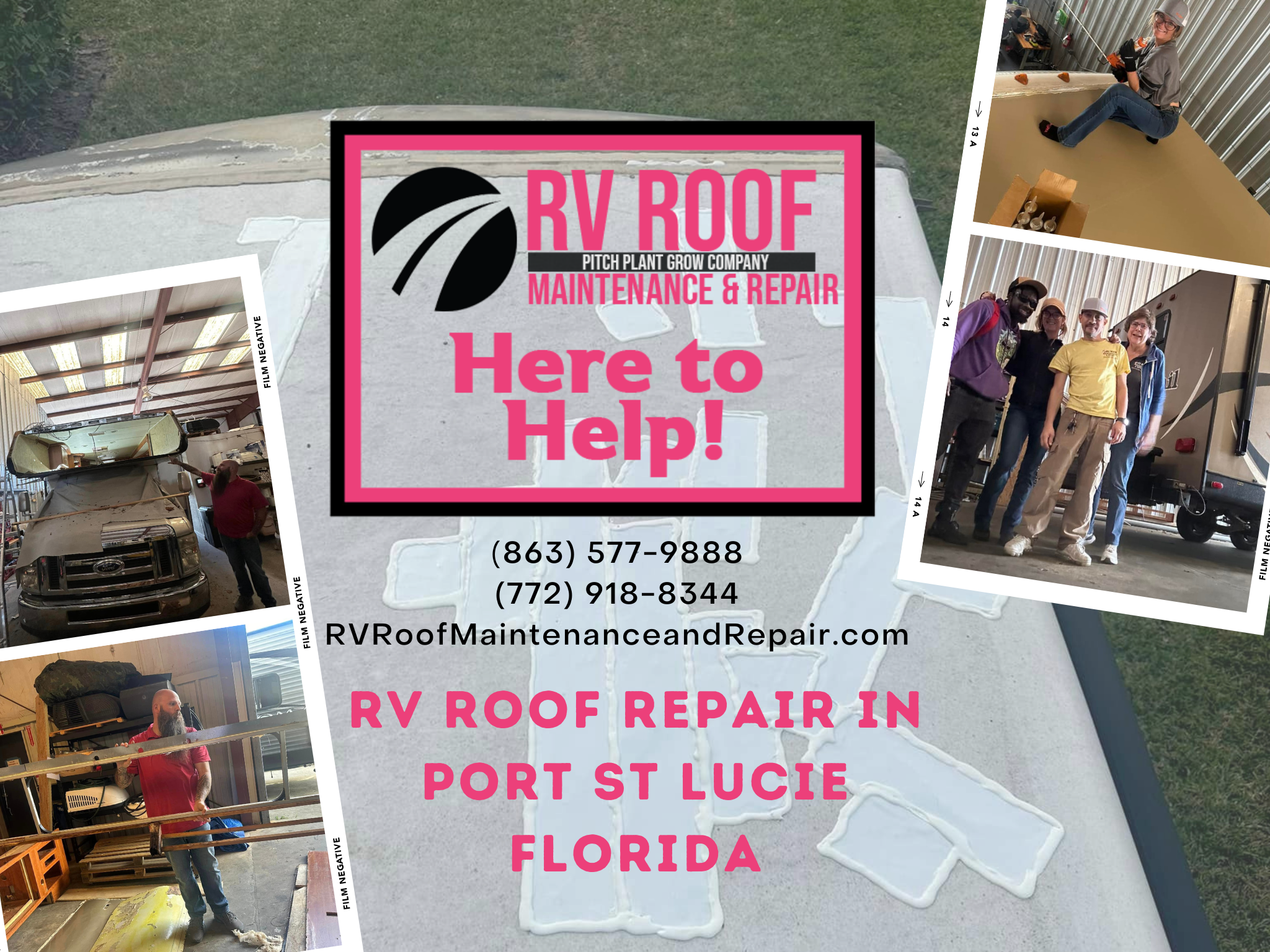 RV roof repair in Port St Lucie Florida